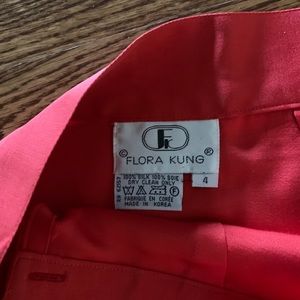 Flora Kung 100% silk skirt